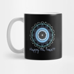 Happy New Year Mandala Mug